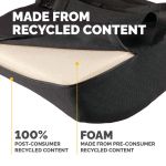 Fellowes Comfort Back Cushion Black 100119852 image 3