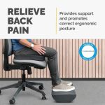 Fellowes Breyta Foot Rest Cushion Black 100119851 image 2