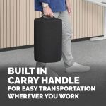 Fellowes Breyta Foot Rest Cushion Black 100119851 image 7