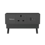 Fellowes Power Desk Type G UK/IE 1 Socket 1 USB-A + 1 USB-C Port Black 100136980 image 4