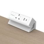 Fellowes Power Desk Type G UK/IE 1 Socket 1 USB-A + 1 USB-C Port White 100137171 image 5