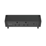 Fellowes Power Desk 2 Type G UK/IE 2 Sockets 1 USB-A + 1 USB-C Port Black 100136987 image 2