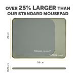 Fellowes Breyta XL Fabric Mouse Pad Sage 100139318 image 3
