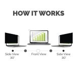 Fellowes PrivaScreen Privacy Filter Widescreen 16 Inch Black 100142716 image 4