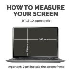 Fellowes PrivaScreen Privacy Filter Widescreen 16 Inch Black 100142716 image 5