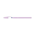 Bic Cristal Ball Pen Assorted Pastel Barrel Blue Ink (Pack of 5) 302561 image 4