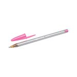 Bic Cristal Fun Ballpoint Pen 1.6mm Line Width Pink (Pack of 20) 929056 image 2