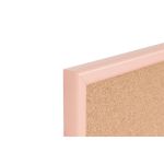 Bi-Office Pastel Cork Noticeboard Salmon Frame 600x400mm MC030011991 image 3