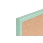 Bi-Office Pastel Cork Noticeboard Green Frame 600x400mm MC030011971 image 4