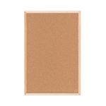 Bi-Office Double-Sided Board Cork Red Felt Pine Frame 60x40cm FB0310010 image 6