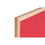 Bi-Office Double-Sided Board Cork Red Felt Pine Frame 60x40cm FB0310010 image 7