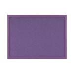 Bi-Office Essentials Purple Fabric Noticeboard Purple Frame 60x45cm FB0469418 image 1
