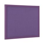 Bi-Office Essentials Purple Fabric Noticeboard Purple Frame 60x45cm FB0469418 image 2