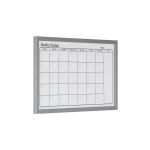 Bi-Office Magnetic Monthly Planner Whiteboard Grey Frame 60x40cm mm03062839 image 2