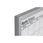 Bi-Office Magnetic Monthly Planner Whiteboard Grey Frame 60x40cm mm03062839 image 3