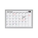 Bi-Office Magnetic Monthly Planner Whiteboard Grey Frame 60x40cm mm03062839 image 4