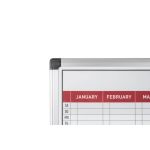 Bi-Office Maya 52 Week Magnetic Annual Planner 90x60cm GA0361170 image 3