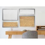 Bi-Office Positive Flow Metallic Silver Message Boards (Pack of 4) SOR-035 image 2