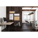 Bi-Office Positive Flow Metallic Silver Message Boards (Pack of 4) SOR-035 image 3