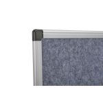 Bi-Office Maya Fire Retardant Noticeboard Grey Aluminium Frame 240x120cm SA2102170 image 4