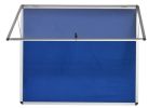 Bi-Office Enclore Fire Retardant Blue Lockable Door Top Hinged 12xA4 ST370101150 image 4
