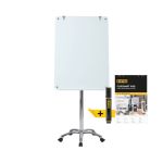 Bi-Office Prime Glass Mobile Easel Magnetic Surface 70x100cm GEA4850116 image 1