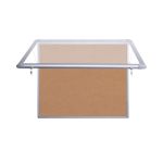 Bi-Office Mastervision Out Display Cork Lockable Door Top Hinged 15xA4 VT380601760 image 2