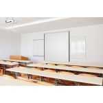 Bi-Office Wall Projection Screen Manual Retraction 120x90cm 9D006004 image 7