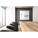Bi-Office Wall Projection Screen Manual Retraction 244x244cm 9D006011 image 6