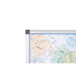 Bi-Office Maya Magnetic World Map Board 120x90cm MAP0100802 image 3