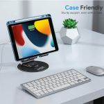 Contour Ergonomics Rotating Hinged Tilting And Rotating Tablet/Phone Stand 4-13 Inches Blk CE10140 image 4