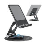 Contour Ergonomics Rotating Hinged Tilting And Rotating Tablet/Phone Stand 4-13 Inches Blk CE10140 image 8