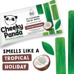 Cheeky Panda Bamboo Facial Cleansing Wipes 25 Wipes Coconut (Pack of 6) FACEWCCNMUL6-GBR image 3