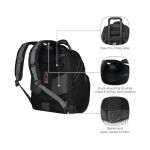 Wenger Synergy 16 Inch Laptop Backpack with Tablet Pocket Black 600635 image 2