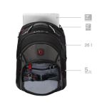Wenger Synergy 16 Inch Laptop Backpack with Tablet Pocket Black 600635 image 4