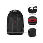 Wenger Carbon 17 Inch Laptop Backpack Black 600637 image 3