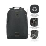 Wenger MX ECO Professional 16 Inch Laptop Backpack with Tablet Pocket Black 612261 image 3