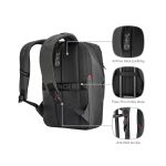 Wenger MX ECO Light 16 Inch Laptop Backpack with Tablet Pocket Black 612262 image 2