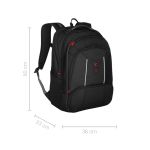 Wenger Carbon Pro Business Backpack with 15.6 Inch Laptop Sleeve and Tablet Pocket Black 653129 image 2