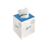 2Work Facial Tissue Cube Box 70 Sheets 2-Ply (Pack of 24) CPD13550 image 1