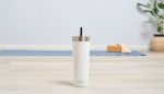 Contigo Luxe Stainless Steel Insulated Travel Tumbler/Straw 24oz Salt 2212917 image 6