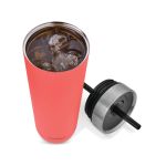 Contigo Luxe Stainless Steel Insulated Travel Tumbler/Straw 24oz Coral 2212920 image 3
