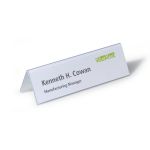 Durable Badgemaker Insert Sheets 61x210mm 150gsm White (Pack of 20) 146002 image 5