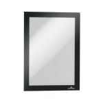 Durable Infoframe Duraframe Self-Adhesive A5 Black (Pack of 2) 487101 image 1