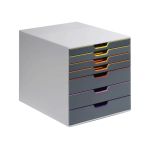 Durable Varicolor 7 Drawer Desktop Organiser Colour Coded A4+ 760727 image 1