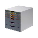 Durable Varicolor 7 Drawer Desktop Organiser Colour Coded A4+ 760727 image 2