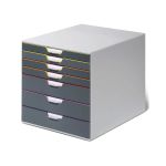 Durable Varicolor 7 Drawer Desktop Organiser Colour Coded A4+ 760727 image 3