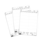 Durable Insert Sheets 100x38mm White (Pack of 240) 102202 image 1