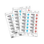 Durable Insert Sheets 100x38mm White (Pack of 240) 102202 image 2