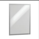 Durable Duraframe Poster Magnetic Signage Frame A2 Silver 505323 image 1